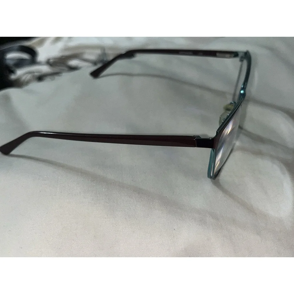 Wittnauer Eyeglasses Frame Liza Womens Eggplant Metal Cat Eye Full Rim 52-16-135